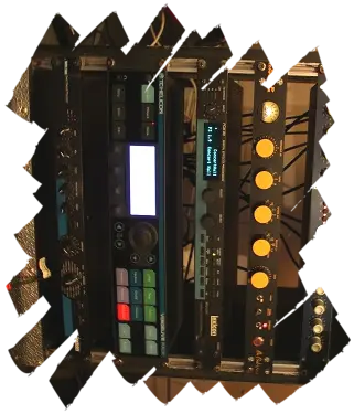 Rack de machine analogique Compresseur et egaliseur 17000